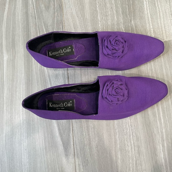 Vintage Kenneth Cole Purple Heels - Size 8 - purple Rose - 80s - Picture 9 of 12